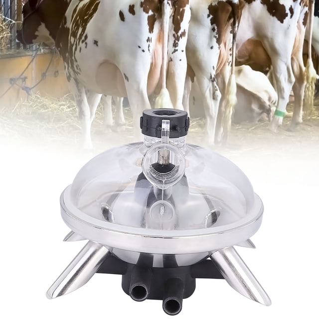 Milking Tool, Adjustable Air Pressure Valve PC Material Milk Collector For Cattle For Sheep For Farm
