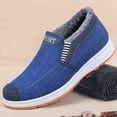 thumbnail image 5 of NOKIO Men'S Warm Fleece-Lined Winter Shoes Fashion Winter Men Snow Boots Thick Soles Non Slip Colorblock Striped Plush Warm Comfortable And Casual Men'S Lined Winter Boots, 5 of 5