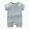 thumbnail image 2 of UAYOTSE Baby Boys and Girls Short Sleeve Romper with Viscose Made with,Sizes 0-3 Months, 2 of 4