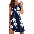 thumbnail image 4 of Wyzesi Robe Décontractée pour Femmes Petites Robe de Maternité à Imprimé Floral Maillot de Bain Confortable avec Jupe Robe de Grossesse Formelle, 4 of 6