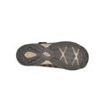 thumbnail image 4 of EASY SPIRIT Womens Brown Mixed Media Removable Cushioned Insole Arch Support Buckle Accent Equinox Round Toe Wedge Slip On Mules 7.5 W, 4 of 4