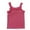 Hot Pink, variant on FAIWAD Toddler Girls Summer Tank Tops Casual Comfort Ruffle Cotton T-Shirt Kids Daily Wear Classic Solid Color Camisole