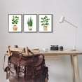 thumbnail image 2 of Stupell Minimal Potted Plants Botanicals Botanical & Floral Painting Black Framed Art Print Wall Art, Set of 3, 2 of 9
