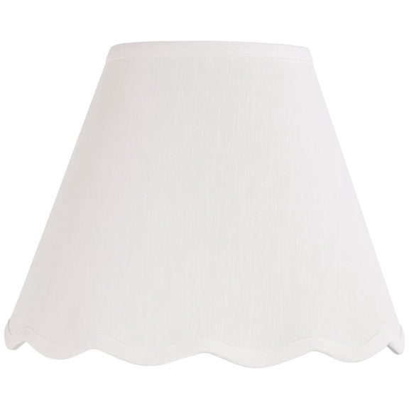 Springcrest Mylie White Scallop Empire Shade 6x12x9.5x9 (Spider)