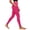 Z9-Hot Pink, variant on YUEHUA Women's Leopard Print High Waist Yoga Leggings, Tummy Control Butt Lifting Pants, Stretchy Compression Workout Tights for Casual & Streetwear