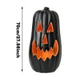 thumbnail image 2 of KUAZOU Light Up Halloween Pumpkin Decor Jack O Lantern Battery Operated Halloween Decorations Outdoor Indoor,Plastic Large Trick or Treat Table Top Party Supplies Favors-White-27.5", 2 of 6