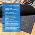 thumbnail image 2 of Non-Slip Rug Pads 7 x 10ft, 100% Waterproof Extra Large Area Rugs Non Skid Rug Pad for All Floors and Finishes Durable Hardwood Floor Protective Felt Keeps Rugs in Place, Safe and Secure, 2 of 8