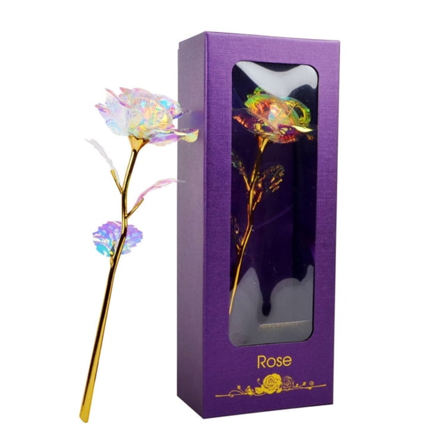 Rosa Eterna Con Caja De Regalo Flore Rosa Eterna Para Mujer En San Valentín Día De La Madre Serendint HA035659-00
