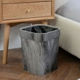 thumbnail image 4 of unbranded Trash Can De Plástico Con Textura Imitación Madera Ideal Para Escritorio Y Hogar, 4 of 8
