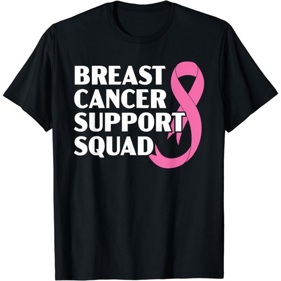 Breast Cancer Support Squad Breast Cancer Awareness T-Shirt