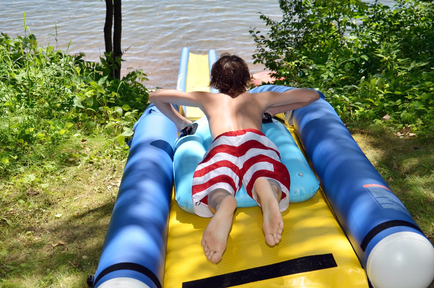 Rave Sports 02444 Turbo Chute Water Slide 6' Slippery Starter Mat Ramp