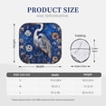 thumbnail image 3 of Cauagu Blue Heron Floral Garden Cauagu {designName} Print Foldable Car Windshield Sun Shade | Front Windshield Shade for Sun | Fits Small Sedans, Mini SUVs, Hatchbacks-Large, 3 of 6
