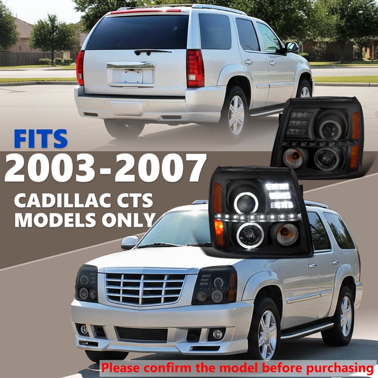 Fits 2002-2006 Cadillac Escalade 2003-2006 Escalade ESV LED Black Tail Fits 2002-2006 Cadillac Escalade 2003-2006 Escalade ESV LED Black Tail