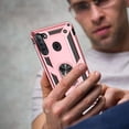 thumbnail image 5 of Samsung A21 Phone Case, Galaxy A21 Phone Case with Screen Protector, Military Grade Protective Cases with Ring for Samsung Galaxy A21 (Rose Gold), 5 of 12