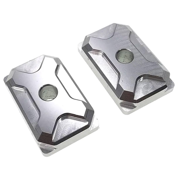 Bloque ajustador de cadena de motocicleta, eje de horquilla trasera, bloque ajustador de cadena para Yamaha High Plata