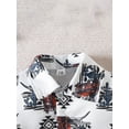 thumbnail image 4 of Baby Boys Spring Autumn Casual Romper Long Sleeve Lapel Cattle/Horse Print Button Romper, 4 of 9