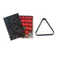 thumbnail image 1 of ZLight Mini Billiard Balls Small Billiards Snooker Balls Set Complete Set Of 22 Indoor Table Game Wear Resistant Game Ro, 1 of 6
