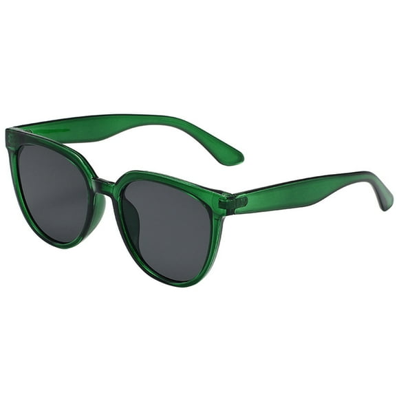 XASZHN Women Men Classic Square Polarized Sunglasses Retro Trendy Sun Glasses Eyewear Green One Size