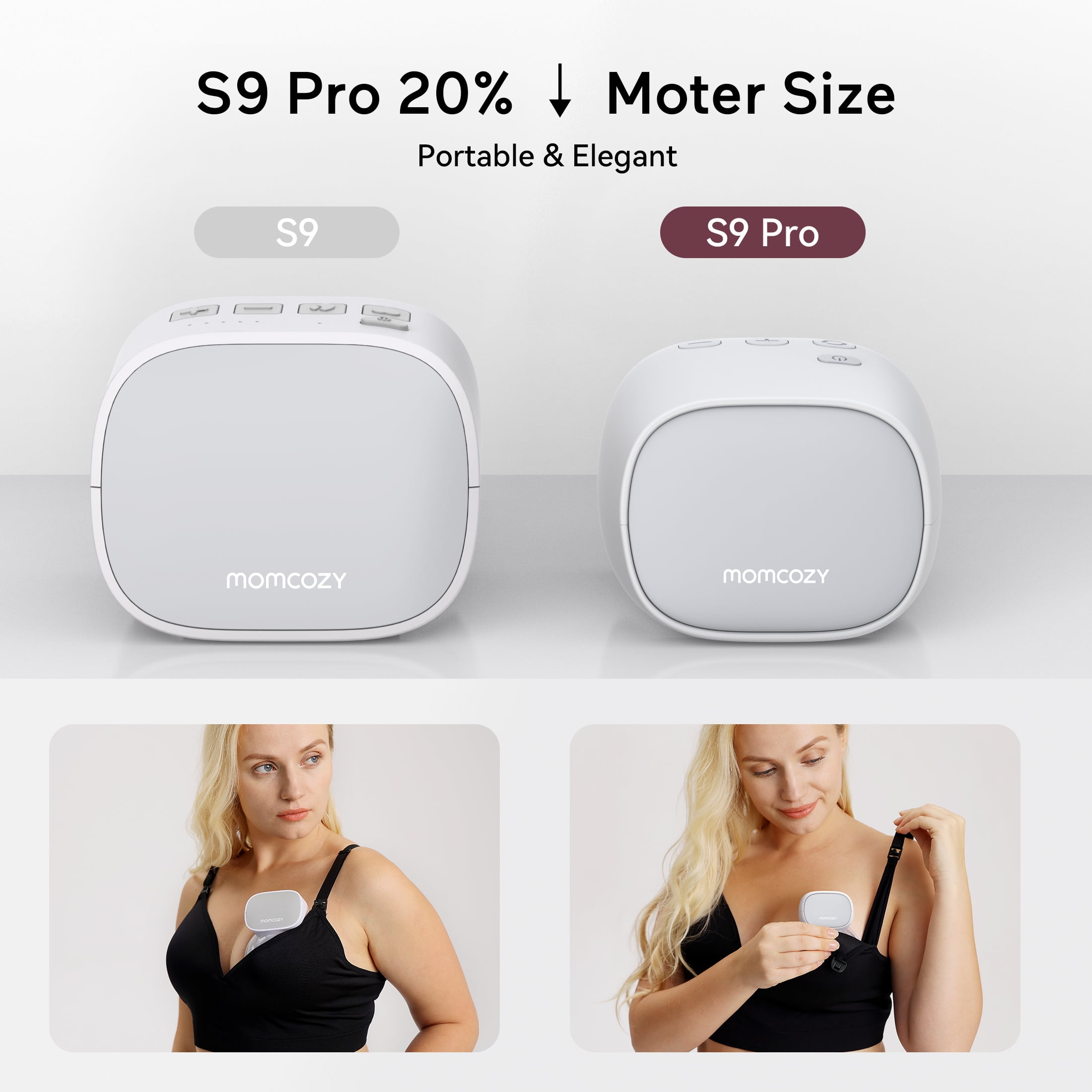 Momcozy S9 Wearable Breast Pump - Hands-Free Breast Pump/OPENBOX