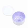 thumbnail image 3 of Double Layer Design Portable Denture Cleaning and Storage Box in Solid Color, 3 of 5