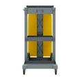 thumbnail image 5 of Heavy-Duty Janitorial Cart with Multi-Tier Storage, 2 Garbage Bags, Gloves & Lid, 5 of 10