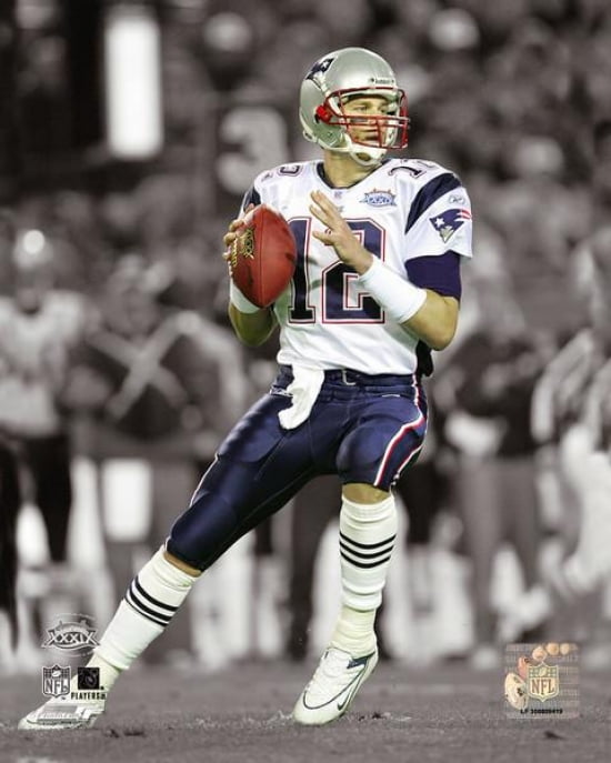 Tom Brady Super Bowl XXXIX Action Photo Print Jordan Ubuy