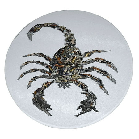 

KuzmarK 12 Round Glass Cutting Board - Scorpion Guns