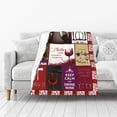 thumbnail image 6 of Red Wine Blanket Women Gifts Grapes Throw Blankets Plush Cozy Flannel Fleece Ultra Soft Fuzzy Party Blanket for Girls Men Boy Kids Adult 50"X40", 6 of 6