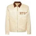 thumbnail image 2 of Honor The Gift Men's Inner City Neighborhood Satin Quilted Jacket (Small, Cream), 2 of 8