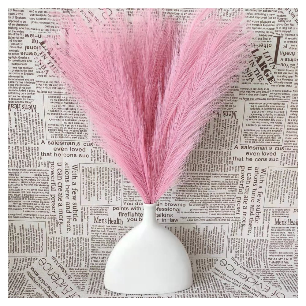 Pampas Grass Decor Artificial Silk Cloth Fake Plants Fluffy Reed Grass