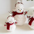 thumbnail image 5 of Adornos de muñecos de nieve de peluche Tejido de punto Feliz Navidad Muñecos de nieve de Navidad Regalos Feliz Año Nuevo 2025 Decoración, 5 of 5