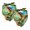 Multi-colored, variant on PhooArto Color Hummingbird Flower Painting Dog Bandanas, 2 Pack Soft Washable Pet Scarf Triangle for Large Dogs Puppies and Cats