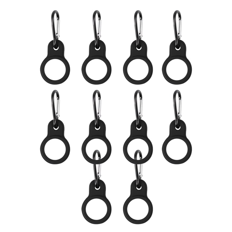 6 Pcs Silicone Water Bottle Buckle With Carabiner Clip Portable Secure Bottle Holder Water Bottle Hanging Rings Silicone Water Bottle Buckle Portable Hiking Camping Water Bottle Accessories
