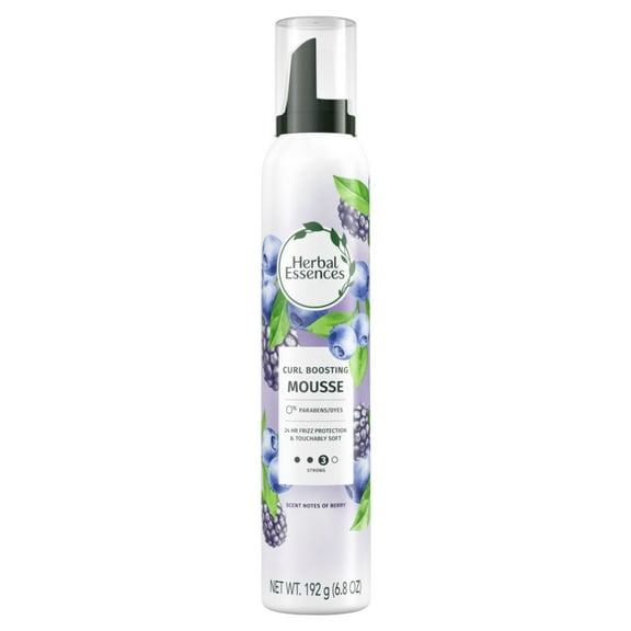 Herbal Essences Curl Boosting Mousse for Curly Hair and Wavy Hair 6.8 fl oz (Pack of 3)