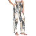 thumbnail image 2 of FORMRS Women's Pajama Pants with Pockets Soft Comfy Loungewear Sleep Bottom, Sizes S-2XL, Blue Cute Cats, 2 of 8