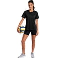 thumbnail image 5 of NELEUS Womens Workout Tops UPF 50+ Short Sleeve Shirts for Athletic Yoga Running Loose Fit Quick Dry T-Shirts,Black,US Size XL, 5 of 5