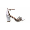 thumbnail image 2 of Manhattan Collection Demi Silver Heeled Sandal, 2 of 6