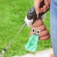 thumbnail image 3 of Dispensador portátil de bolsas para excrementos de perro (2 unidades), con mosquetón, de silicona, para desechos de mascotas al aire libre., 3 of 5