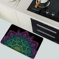 thumbnail image 5 of Diatomaceous Earth Bath Mat,Colorful Mandala Flower Non-Slip Volume Super Absorbent Fast Drying for Bathroom Kitchen Door mat,Eco-Friendly Easy to Clean 17×27.5Inch (43 * 70cm), 5 of 6