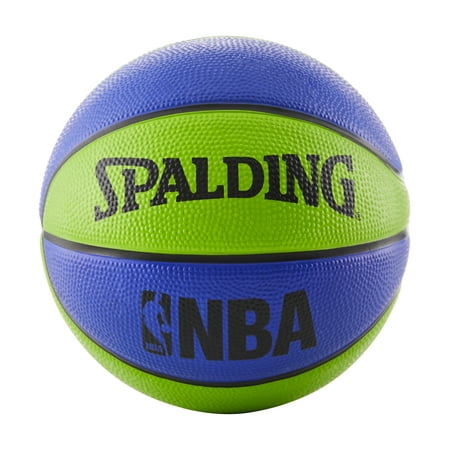Spalding NBA Mini 22&quot; Basketball - Blue/Green