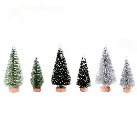 

1 Set of Miniature Landscape Christmas Tree Adornment Christmas Party Supplies