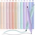 thumbnail image 1 of czcpp-12 Pack Aesthetic Cute Highlighters Assorted Colors Pastel with Soft Chisel Tip Marker Pens No Bleed Bible for Journaling Notes School Office Supplies, 1 of 4