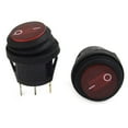 thumbnail image 5 of REd LED 12V 20A Car Boat ON/OFF Round Waterproof Rocker Toggle Switch, 5 of 6