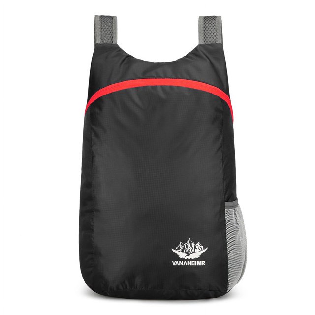 Bolsa plegable Bolsa de almacenamiento portátil ultraligera Bolsa de viaje Mochila impermeable Mochila deportiva para exteriores Bolsa de piel