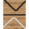 thumbnail image 3 of Indian Handmade Braided Natural Pure Jute with Black & white Design Area Rugs Size 8 x 11 Feet ( 240 cm x 330 cm ), 3 of 5