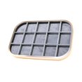 thumbnail image 5 of Milageto Jewelry Tray, Jewelry Organizer, Aluminum Alloy Jewelry Display Tray, Jewelry Storage Tray for Selling Store Drawer Showcase E, 5 of 8