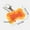 Orange, variant on FUAIOKT Dog Light Pendant Dogs and Cats Spotlight Water Proof Indicator Water Proof Pet Night Running Lights