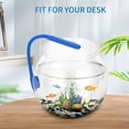 thumbnail image 4 of TEHAUX 4Pcs Desktop Transparent Fish Bowls Durable Decorative Aquarium for Household Use, 4 of 8