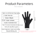 thumbnail image 4 of Guantes de pesca para conducir, medio dedo, guantes antideslizantes de seda de hielo, transpirables, protectores solares, guantes de secado rápido para fitness y ciclismo, 4 of 5