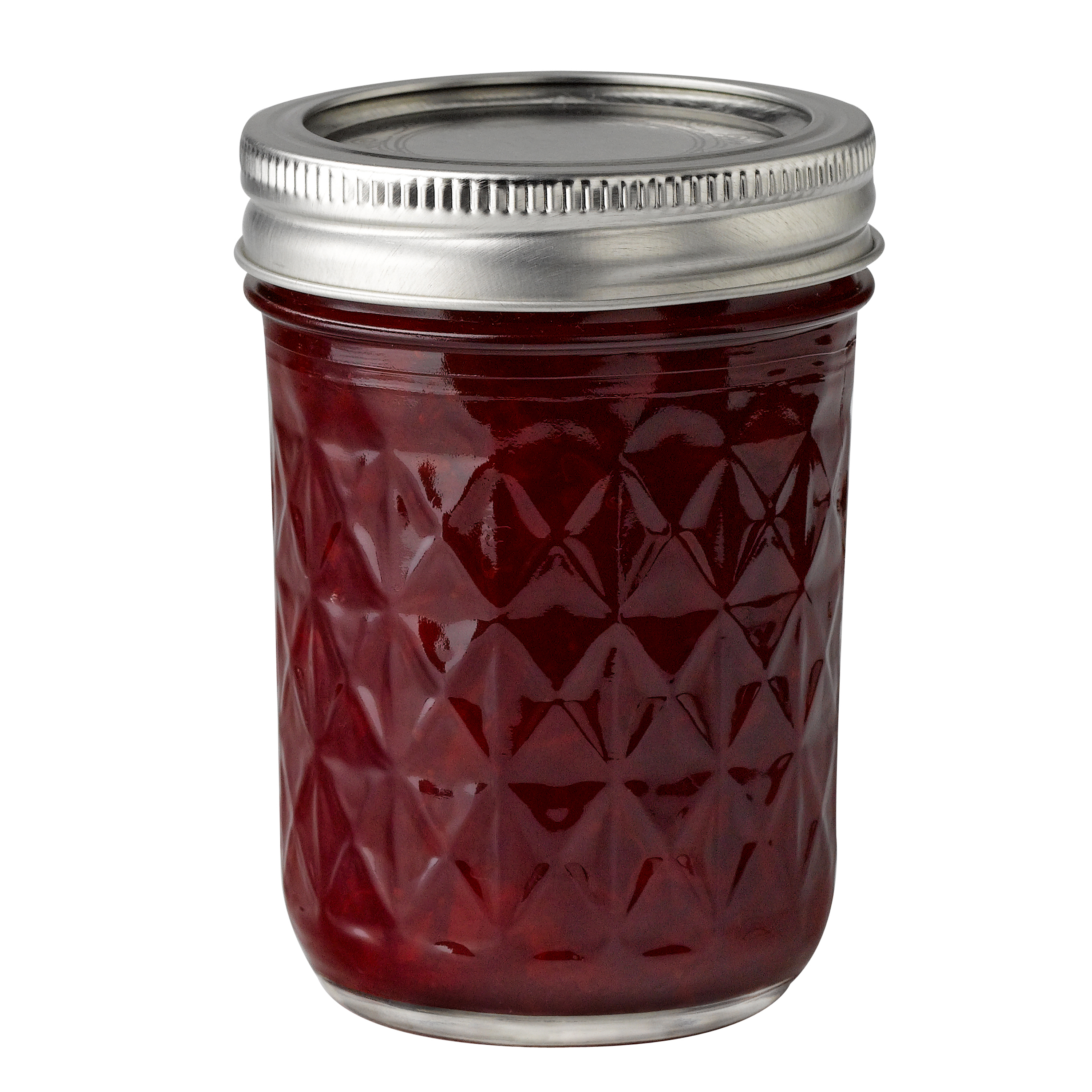 Ball Quilted Crystal Mason Jar w/ Lid & Band, Regular Mouth, 8 Ounces, 12 Count, 4 Lb. - image 2 of 8